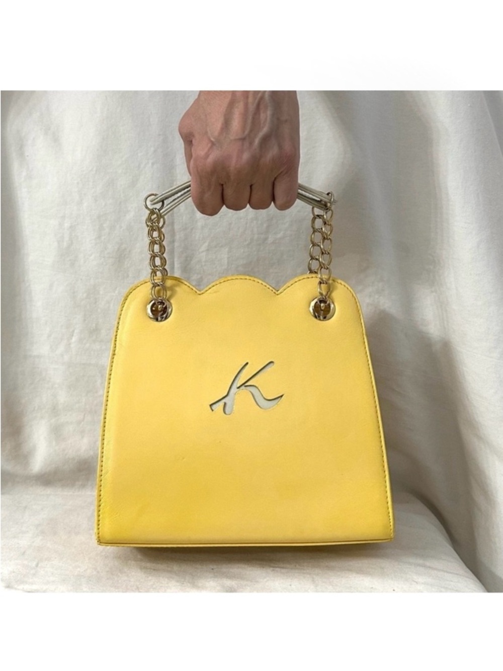 Kitamura Motomachi Vintage Sm Chain Leather